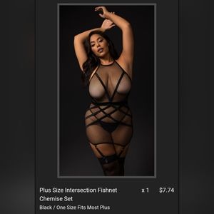 Plus size lingerie lot